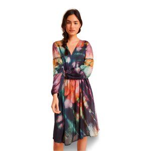 Anthropologie Orina Tie-Dyed Mini Dress